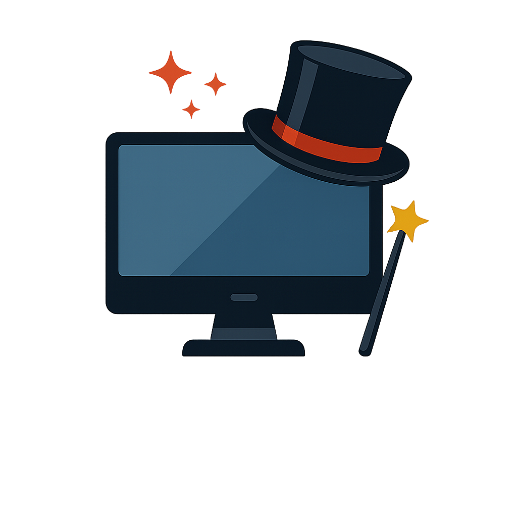 PC Houdini Computer Service Logo - Professional IT Repairs